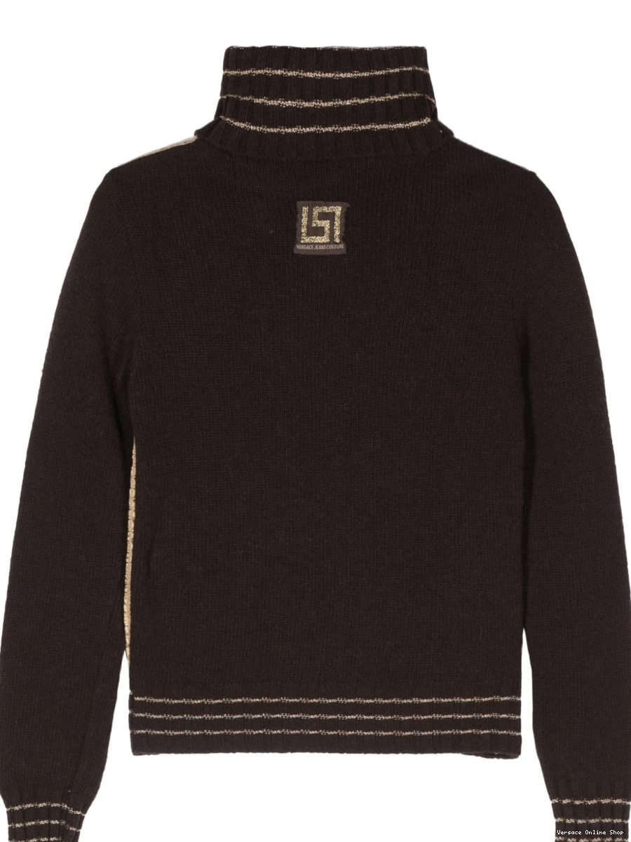 Cheap Versace 2000s sweater Women logo-patch 0716